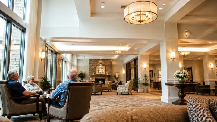 A shared senior living space